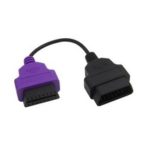 OBD 2 내구성 자동차 스캐너 커넥터 Fiat ECU 스캔 6 색에 대 한 멀티 MultiECUScan 진단 어댑터 케이블, [06] 보라색