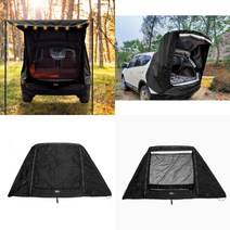 요비월드 트렁크텐트 블랙 SUV트렁크텐트 차박장비 차박그늘막