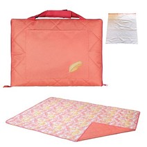 2022년판 코스트코 파라솔 레저 매트 레저 시트 COSTCO Parasol 깃털 깃털 핑크 오렌지 캠프 피크닉 소풍 아웃도어 덤 첨부(끈 첨부 쓰레기봉투)