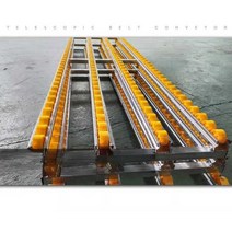 컨베이어벨트 조립식 창고 상하차 택배 롤러 콘베어 벨트 자바라, 폭 30 2열(적재 용량 100KG), 1개