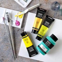 리퀴텍스 베이직 아크릴 물감 118ml 낱색(48칼라), 416 YELLOW OXIDE