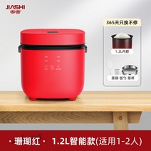 멀티압력쿠커 스테인레스 스마트 전기냄비 다기능 1-2 인용 전기 밥솥 1.2L 주방 조리 기구 예약 가능, [04] AU, [02] Package 2