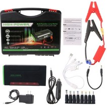 밧데리재생기 슈퍼 안전 자동차 점프 비상 스타터 엔진 USB 빠른 충전 68000mAh 휴대용 리튬 전원 팩 고용, 01 Black