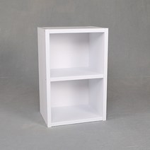 아레다 2단3단4단 공간박스 책장 큐브 칼라 박스 400 600, 400 사이즈 2단/화이트
