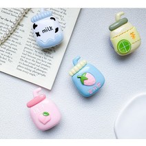 깜찍한 밀크병 캐릭터 그립톡 핑거톡 4종, 라임