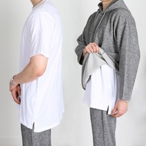 [당일출고] 레이어드용 언발 박스티 남녀공용
