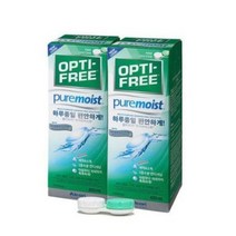 옵티프리 퓨어모이스트 렌즈세정액 420ml x 2p + 렌즈케이스, 16세트