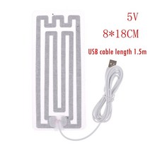 업소용난로 사무실난로 USB 3.7-5V 난방 히터 패드 마사지 따뜻한 몸 발 겨울용 휴대용 플레이트 신발 장, 03 3