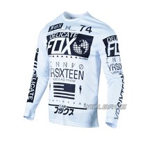브러쉬 미니 드릴 오토바이 티셔츠 긴팔티 탱황 섬세한 폭스 노마드 유니온 저지 motocross 산악 자전거 오프로드 긴 소매 moto cross atv utv mtb bike, xxxl, 하얀색