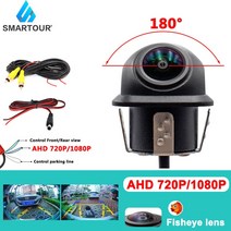 차량 블랙박스 채널 1 2 후방 카메라Smartour-자동차 광각 반전 카메라 180 도 어안 스타라이트 야간 투, 04 AHD 720P 1080P