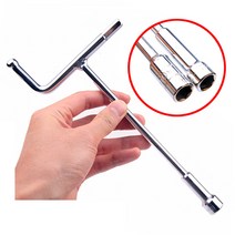 국산 T 핸들소켓 7mm~14mm T형 T렌치 티형 육각 소켓 렌치 핸드 복스, T-핸들소켓 12mm, 1개