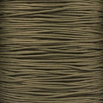 Paracord Planet 95 인장 강도 파라코드 타입 1 코드 공예 비즈 장식 등에 이상적인 작은 로프 (월넛 30 5m(100피트)), Coyote Brown