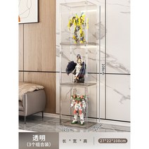 레고 장식장 진열장 수납장 건담 피규어 인테리어 거실 아크릴 콘솔, 투명x3