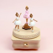 3명의 발레리나 오르골 원목 뮤직박스 감성소품 대만 우더풀라이프