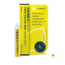 후레쉬톡톡 미니 먹는 캡슐 가글 구강청결제 레몬 x 스피아민트, 스피아민트840mg x 1개