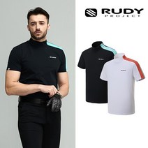 루디프로젝트 배색포인트 터틀넥티셔츠- 7612-101-602 786812