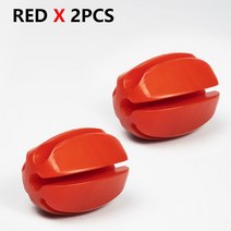 LINNHUE 낚싯대 고정 볼로드 볼 미니 보호 충돌 방지 막대 견인기 스토퍼 낚시 액세서리, [06] red(2PCS)