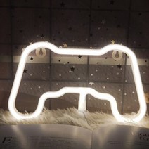 네온사인 led 간판 인테리어 무드등 개업 조명 음식점 바 장식 라이트 게임 모양 게임 램프 역 벽 표지판, 게임 웜