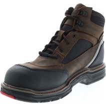 Wolverine 남성용 오버맨 나노 토 15.2cm(6인치) WPF 컨투어 웰트 작업 부츠 브라운/블랙. 469916, 11, Brown/Black