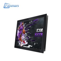 트리플모니터암 듀얼 노트북 모니터암 거치대 마운트 15 인치 터치 lcd 모니터 벽 스크린 정전식 디스플레이 멀티 터치 산업용 정전식 터치 태블릿 pc dvi hdmi tv, VGA HDMI USB