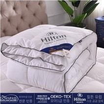 TAOYE 5성급 힐튼 호텔 고함량 구스 겨울 이불 오리털-Q3128HZ, 화이트