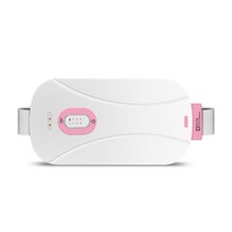 XYC 스마트 배 허리 복부 온열 찜질기 마사지기 안마기 X-0028, 화이트