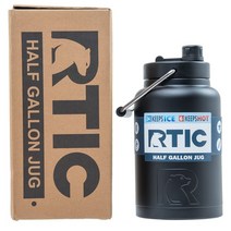 알틱 워터저그 하프갤론 1.9L 텀블러 매트 블랙 RTIC Water Jug Half Gallon Graphite Matte Black