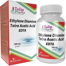 Tulip BioPharma EDTA(에틸렌 디아민 테트라아세트산) 500mg 120캡슐, 5개