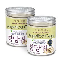 퓨어영 참당귀 추출분말 220g 당귀분말 데커신, 2통