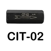 스윙체크밸브 유압 체크 밸브 메탈/KC-02/0346 스트레이트 체크 오일 압력 체크 밸브 유량 스로틀 링 제어, 01 CIT-02