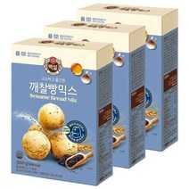 백설 깨찰빵 믹스 오븐용 500G x 3개 간식 홈베이킹, 깨찰빵믹스 x 3개