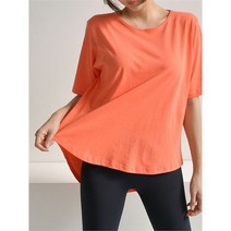 [BELLA.DOI] 에슬레져룩 언발란스 라운드 롱 티셔츠 4color (7296198)