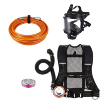 SG생활안전 송기마스크 (AL-5100/2C) 1인용세트송기마스크 송기식마스크 호흡보호구 안면보호구 AL-5100, 상세페이지 참조, 본상품