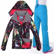 승마레슨 승마바지 Gsou snow-고품질 여성 자켓 스키복 캠프 승마 스포츠 방수 방풍 스노우보드 + 바지, 05 A5_01 XS