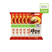 JJ 풀무원 새콤달콤생쫄면2인X5봉 총10인분, 새콤달콤생쫄면2인5봉 총10인분
