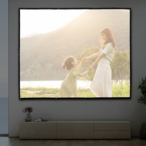 빔프로젝트 캠핑용 이동형 야외용 스크린 걸이240x180