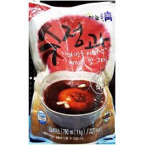 수정과 계피차 업소용 790ml X 1 원액 농축액 엑기스, 수정과농축액(하늘청 790ml)