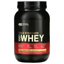 골드 스탠다드 100 유청 프렌치 바닐라 크림 2lb 907g