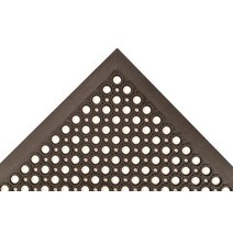 NoTrax 배수 구멍이 있는 91.4 x 152.4cm(3 5피트) 경량 레스토랑 고무 바닥 매트 피로 방지 레드 T30 경쟁사 T30S0035RD