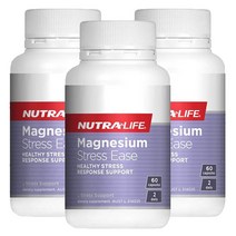 뉴트라라이프 마그네슘 스트레스 이즈 60 캡슐 X 3개, 1세트