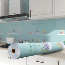 MOSAIRATION주방용 벽 방수 스티커 벽 장식 스티커 방수 가정용 투명 벽 스티커, 옵션8, 색깔5