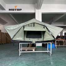 루프탑텐트 차박텐트 쉘터 차량용 캠핑 루프탑 자동차텐트, 1.3m 밀리터리 그린
