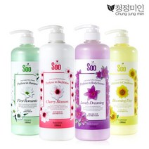 퍼퓸 샴푸 린스 바디워시 바디로션 1000ml 2개, 선택:샴푸+바디로션