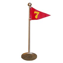 [농악깃대] golf1004 골프홀컵깃대 깃발 실내연습용, 100mm깃대세트