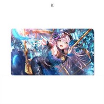 SKANDSALO 뱅 드림 BanG Dream 마우스 패드 장패드 22종, .개, K + 100x50x0.3CM