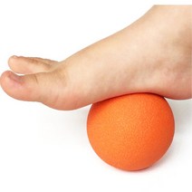 뭉친근육 스트레칭용 마사지볼 안마볼 근막이완 홈트, 싱글마사지볼 그린, 1개