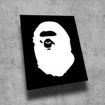 오토바이 바이크 튜닝 데칼 스티커, DC-21-흰색 유광-M