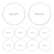 발론스 겔패드 9cm 빅사이즈 10p 차량용 젤패드 핸드폰 거치대 흡착패드, 투명10p