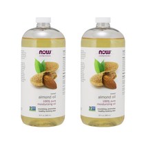 나우푸드 스위트 아몬드 퓨어 모이스처라이징 오일, 2개, 946ml