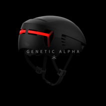 CRNK 크랭크 제네틱 알파 GENETIC ALPHA 스마트 LED 후미등 로드자전거 에어로 전동킥보드 경량헬멧 GENENTIC 125164, 화이트